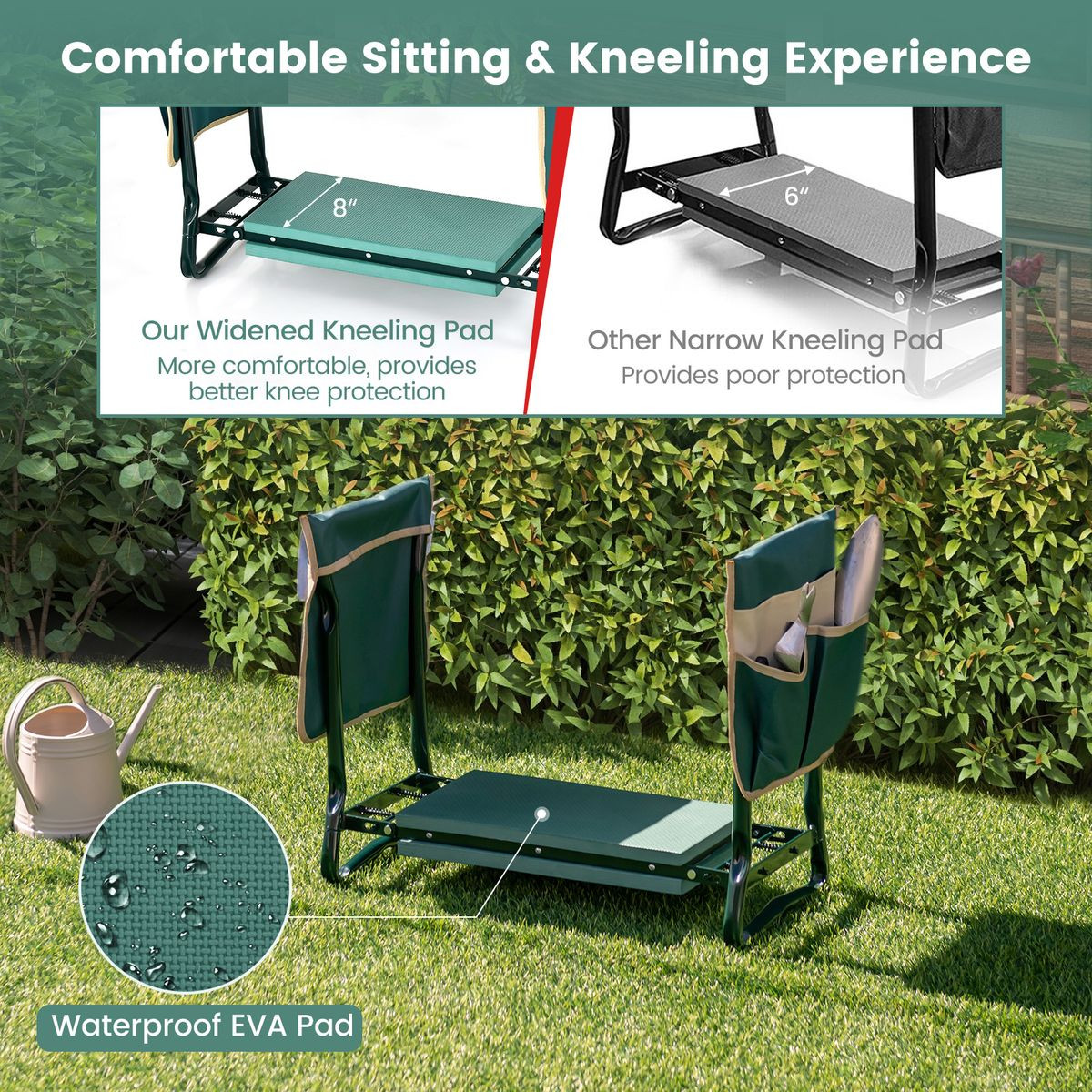 Folding Garden Kneeler and Seat Bench product image