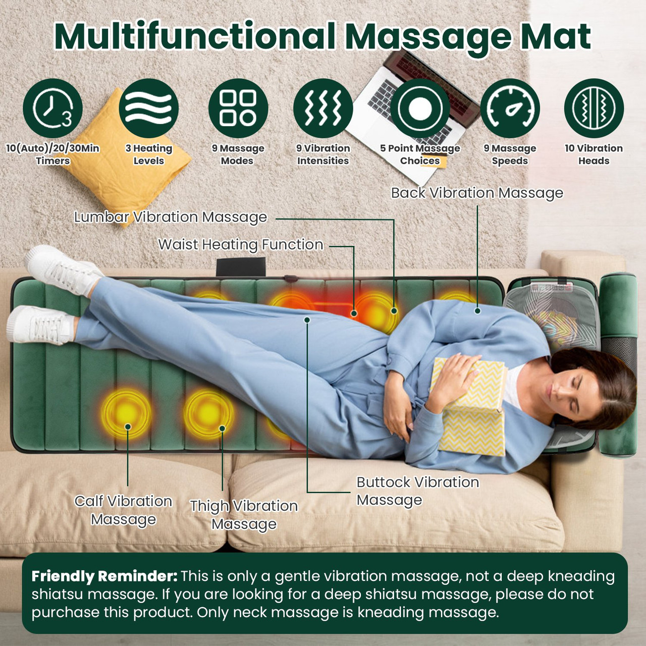 Full Body Electric Massage Mat product image