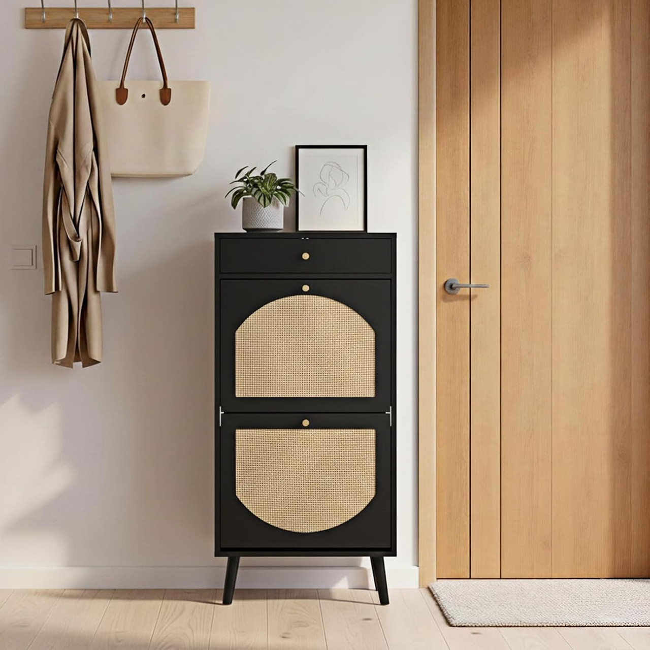 Flip-Top Shoe Cabinet product image