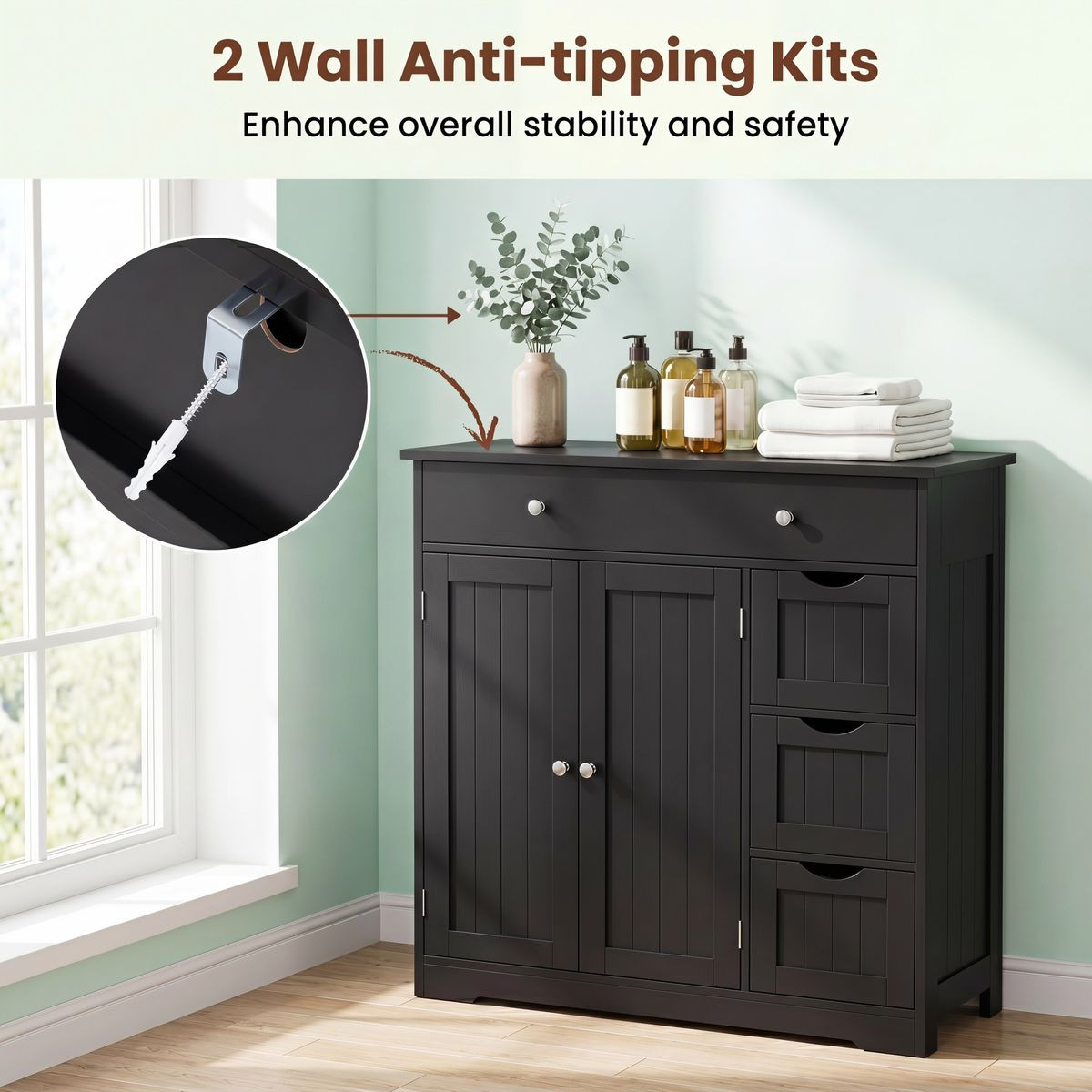 Bathroom Storage Floor Cabinet  product image