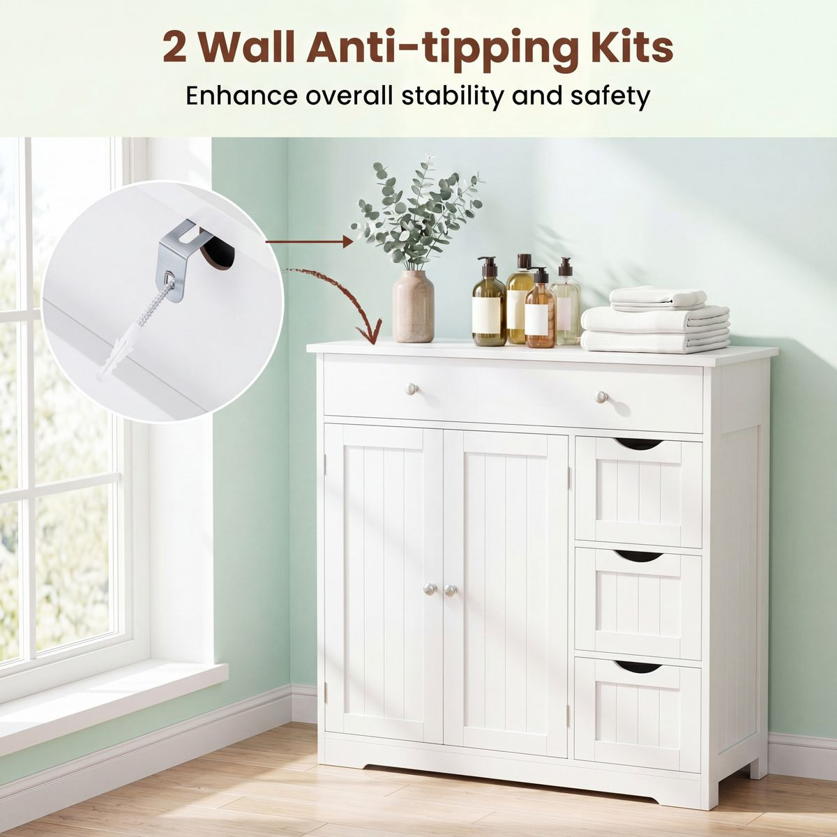 Bathroom Storage Floor Cabinet  product image