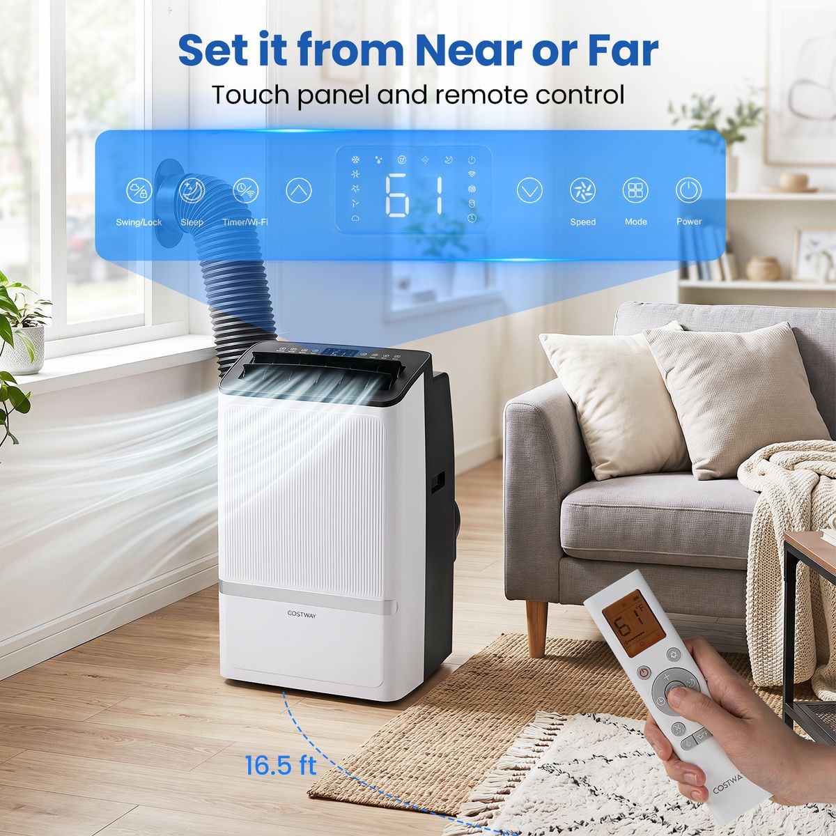 Wi-Fi Enabled Portable Air Conditioner  product image