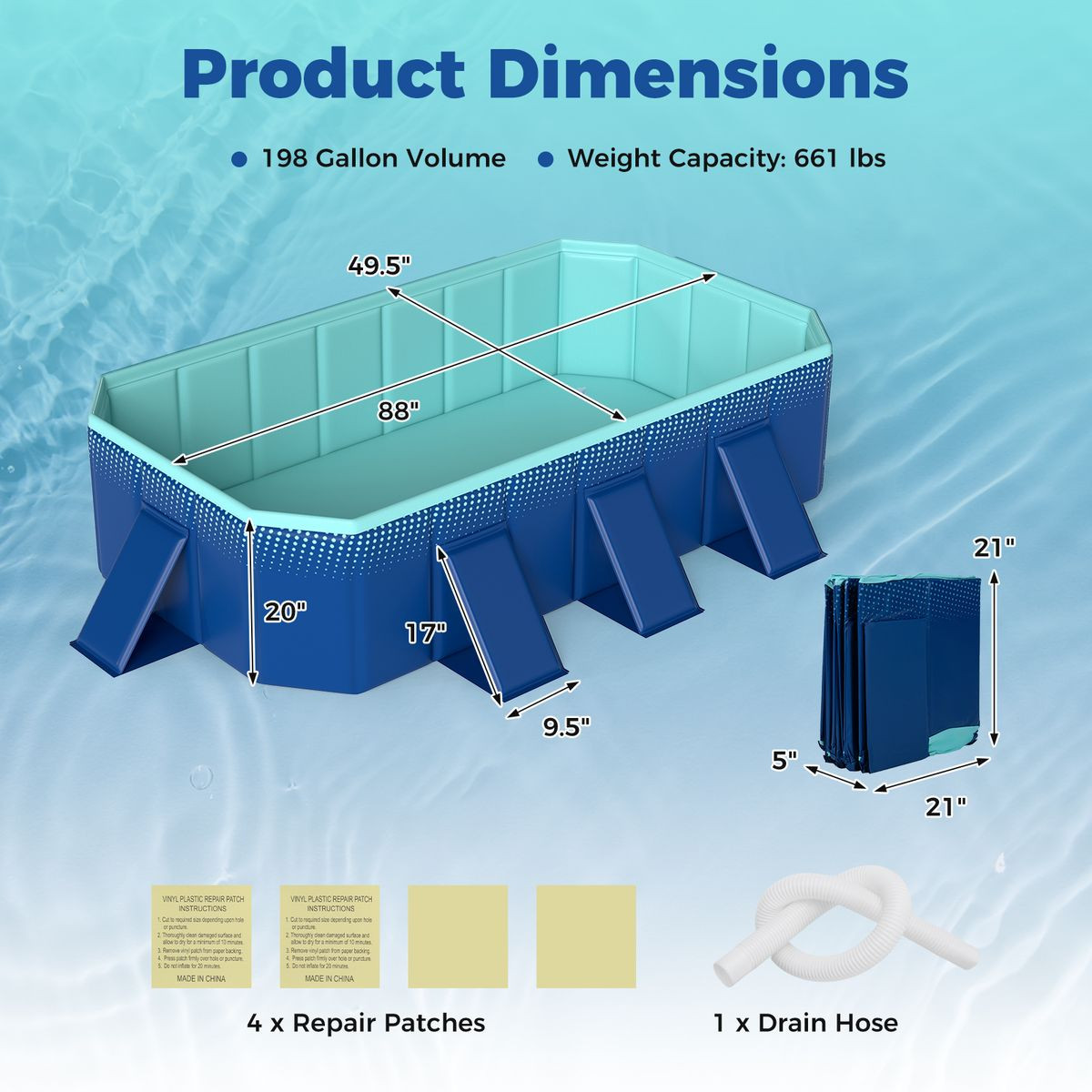 Non-Inflatable Kiddie Swimming Pool product image