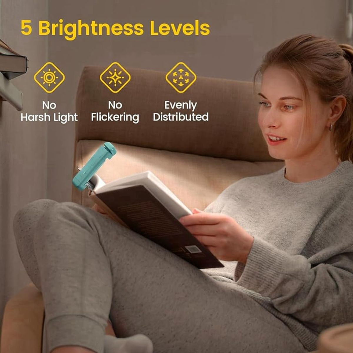 USB Rechargeable Book Reading Light product image