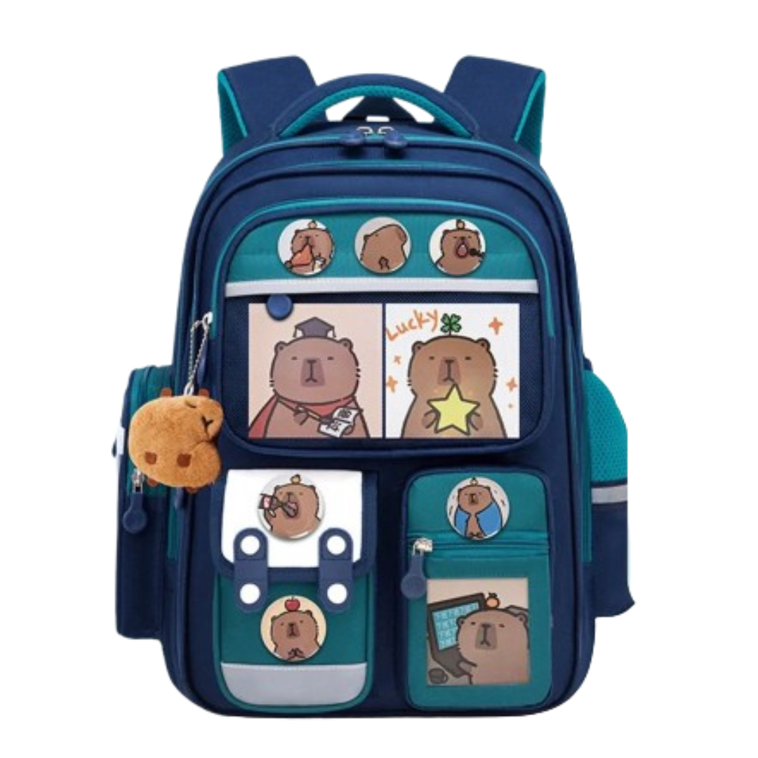 Cute Capybara School Backpack product image