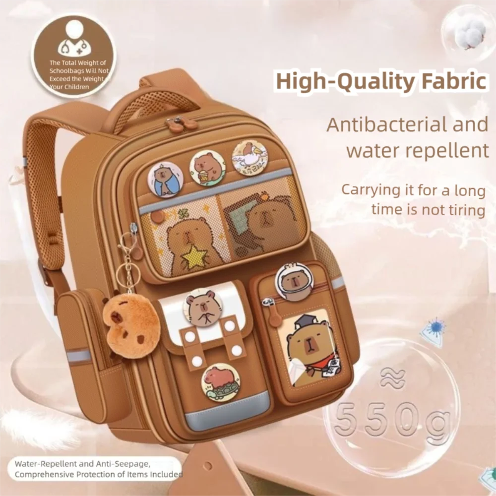 Cute Capybara School Backpack product image