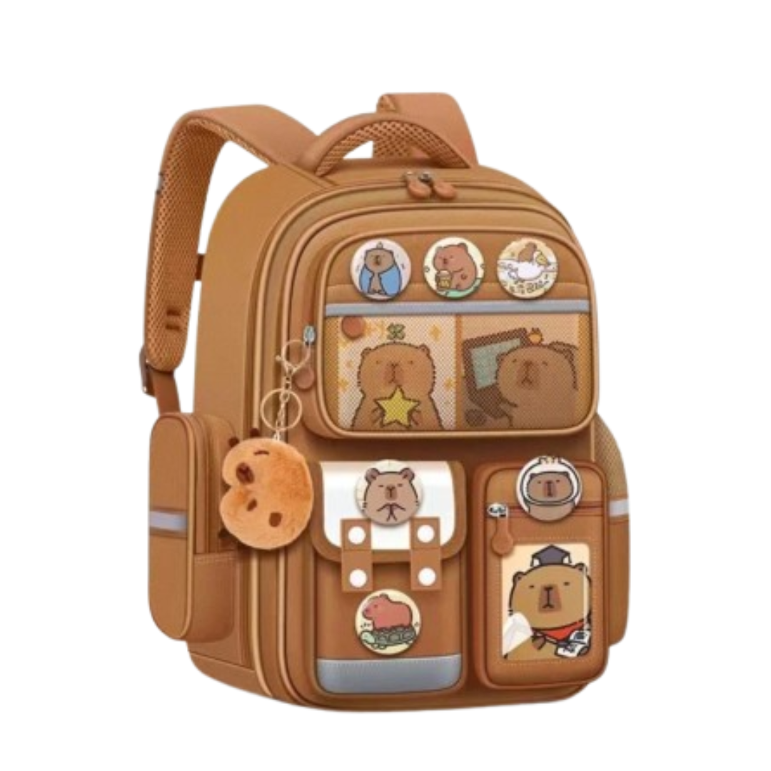 Cute Capybara School Backpack product image