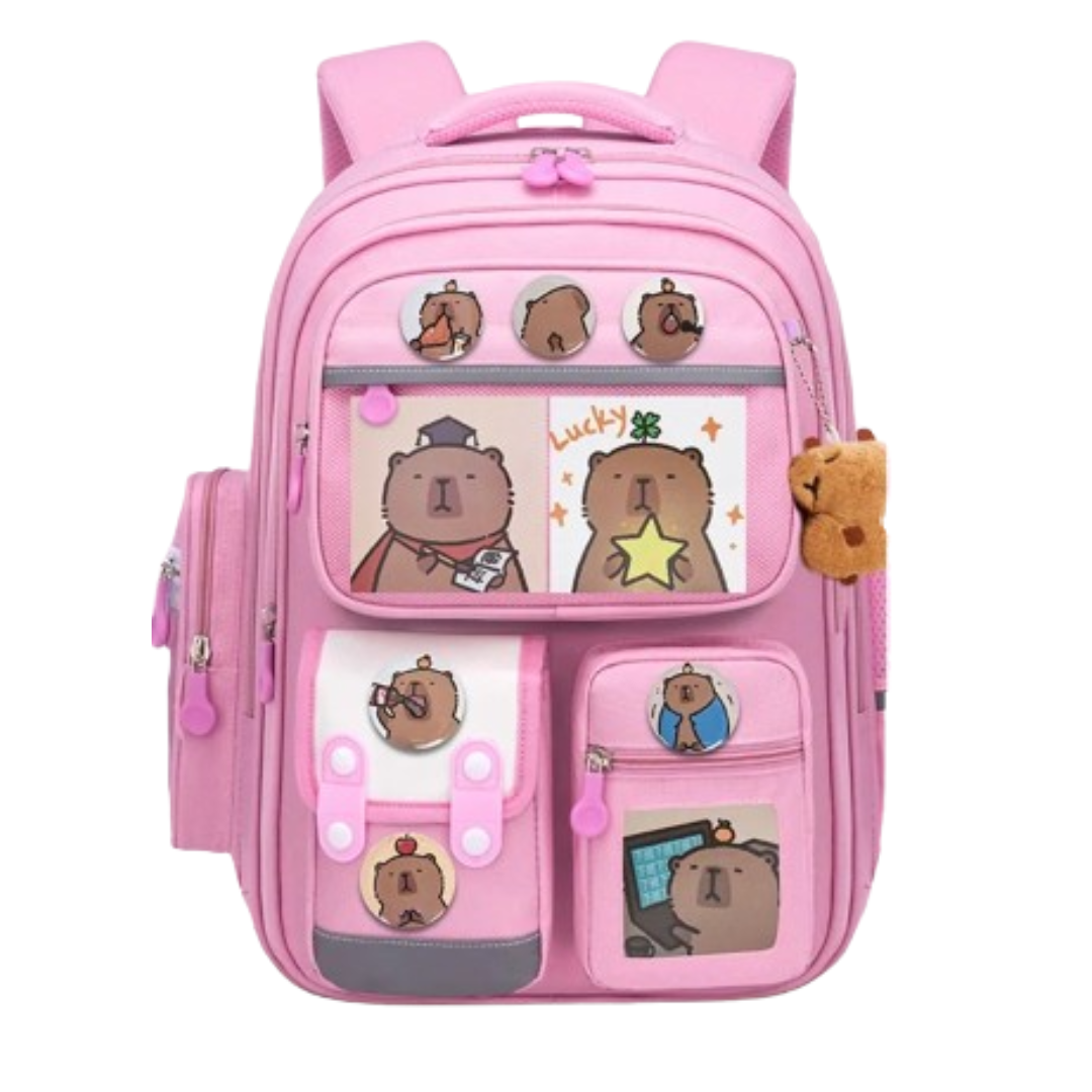 Cute Capybara School Backpack product image