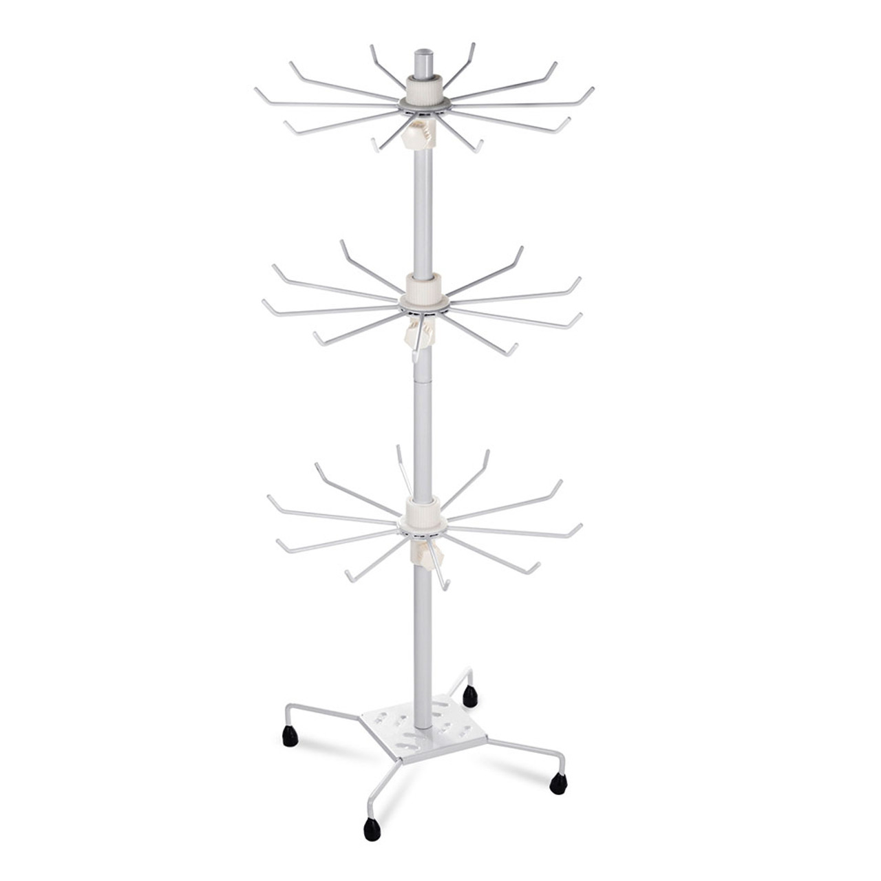 3-Tier 30-Hook Metal Jewelry Rack product image