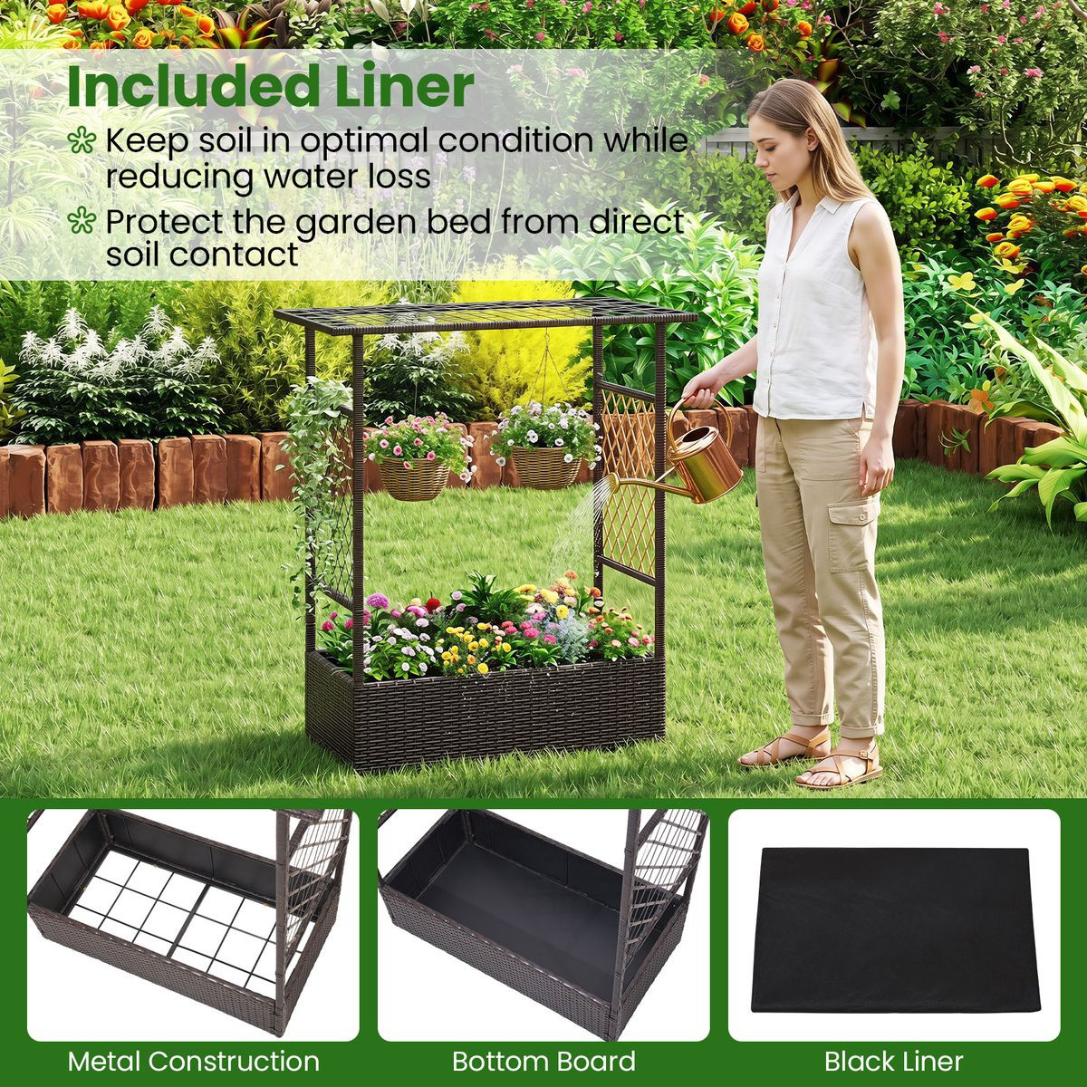 2-in-1 Elevated Planter Box (1- to 2-Pack) product image