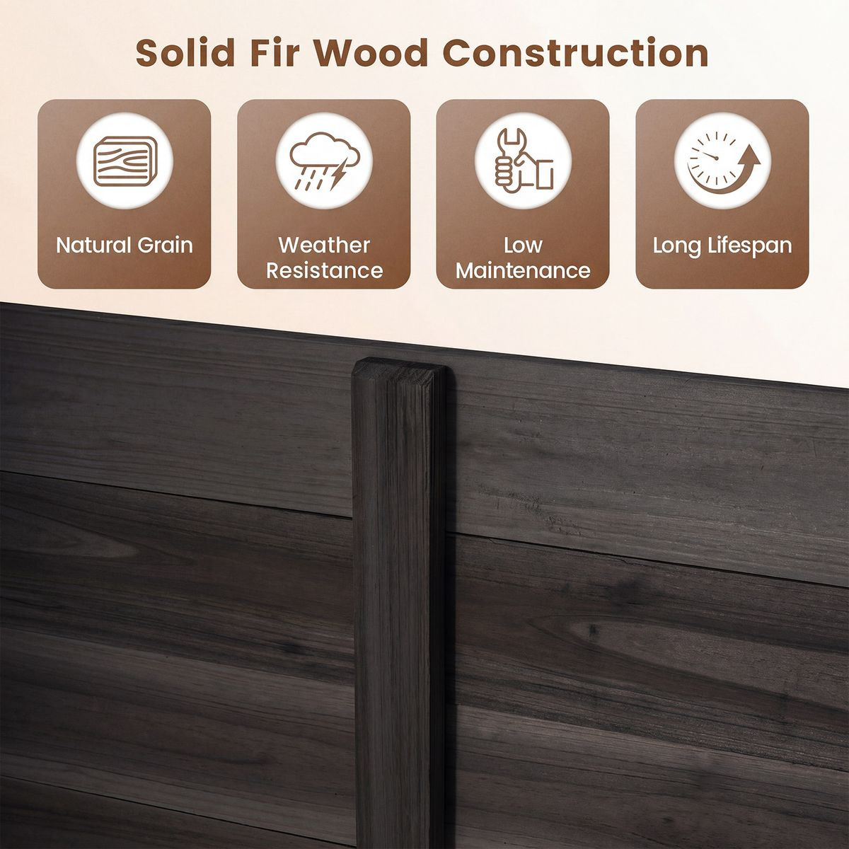 Outdoor Privacy Fence (2- to 6-Panels) product image