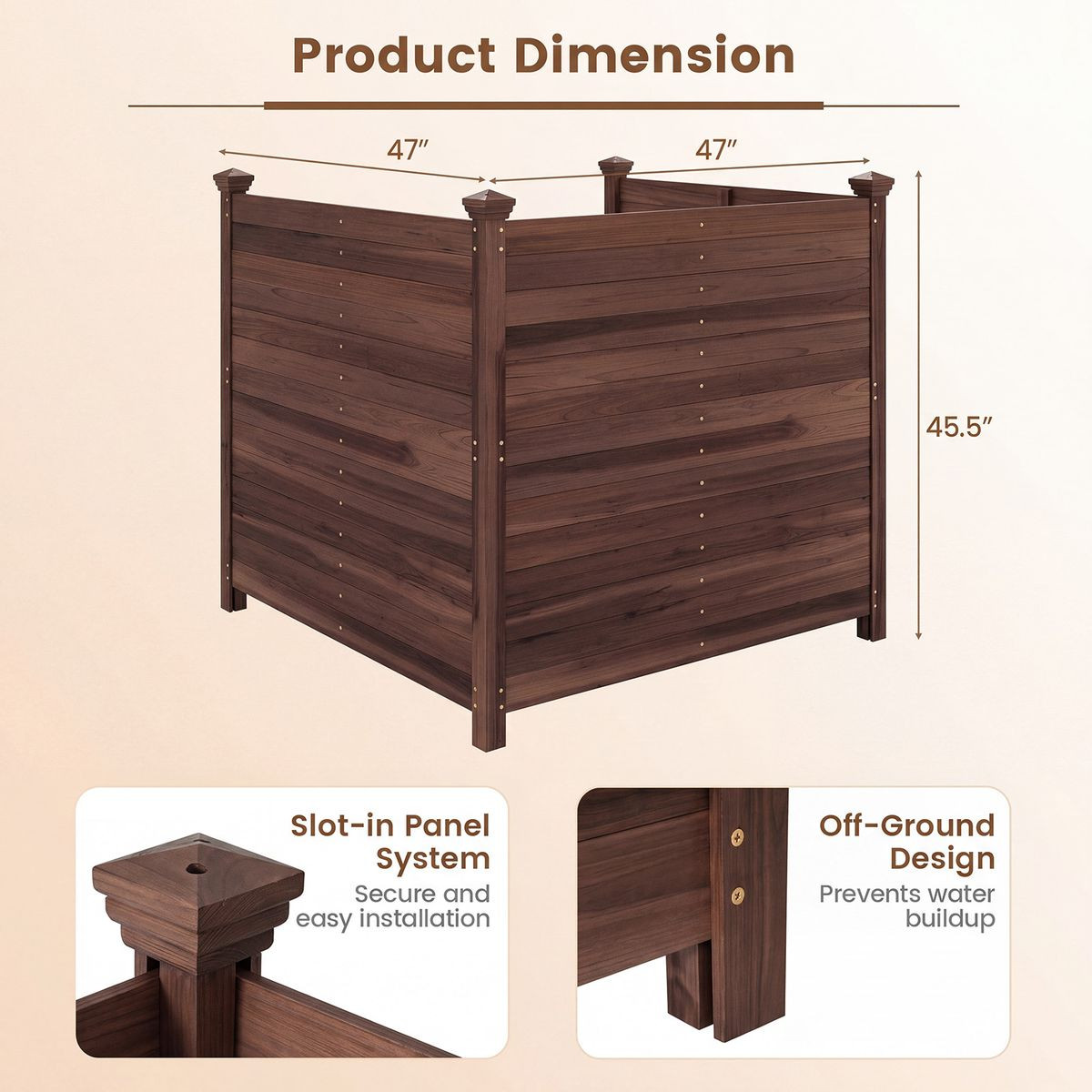 Outdoor Privacy Fence (2- to 6-Panels) product image