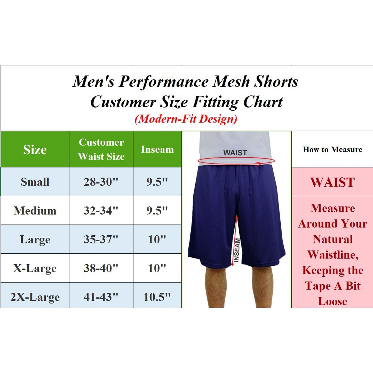 Moisture Wicking Performance Mesh Shorts (3- or 5-Pack) product image