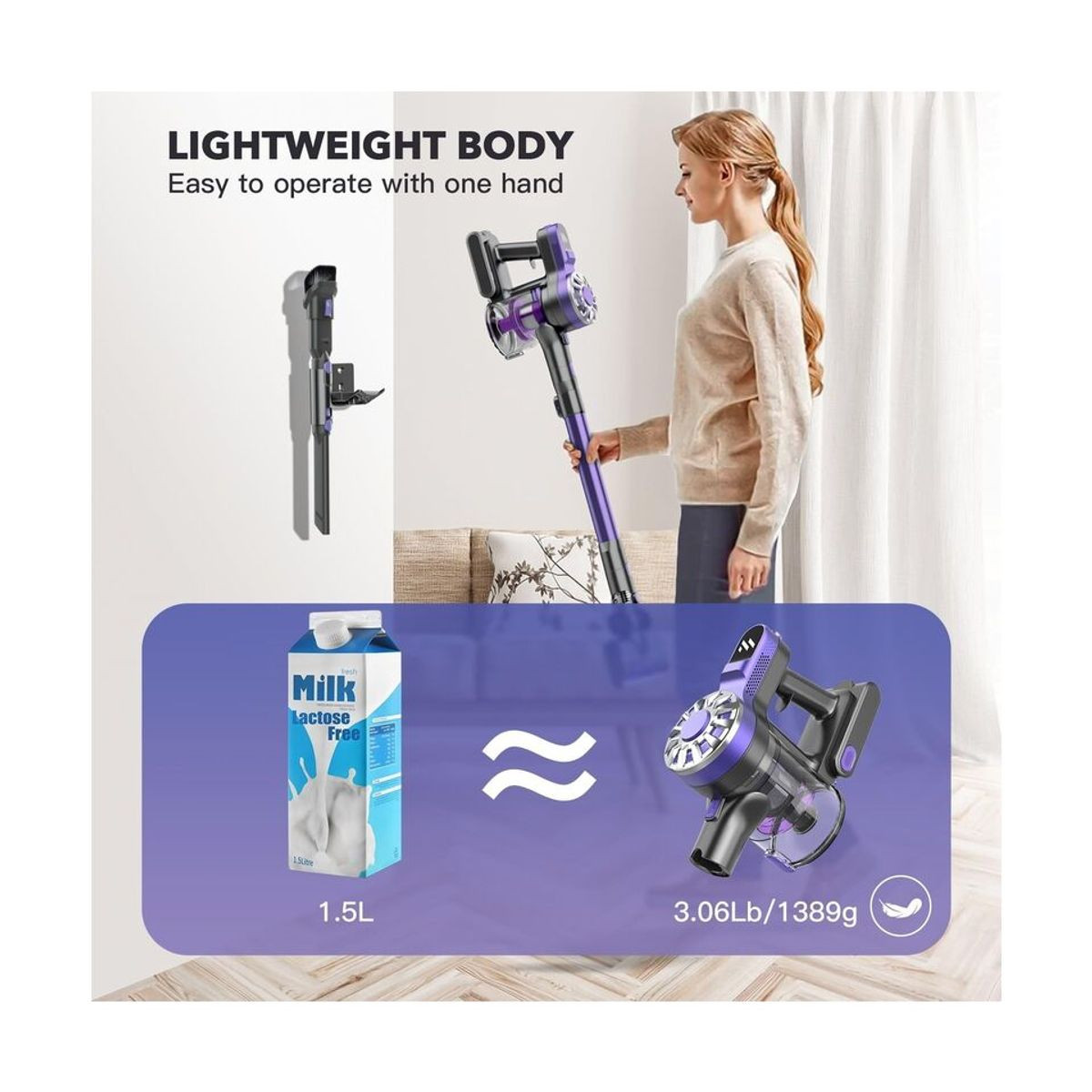 Tvwio Cordless Vacuum Cleaner product image