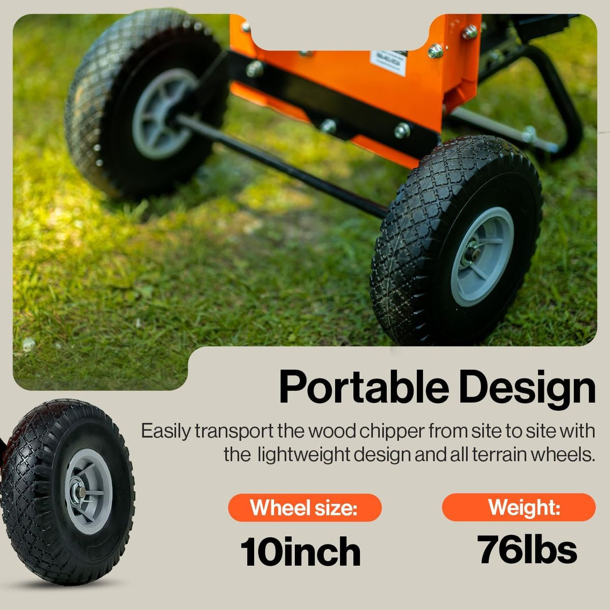 SuperHandy Mini Wood Chipper and Shredder product image