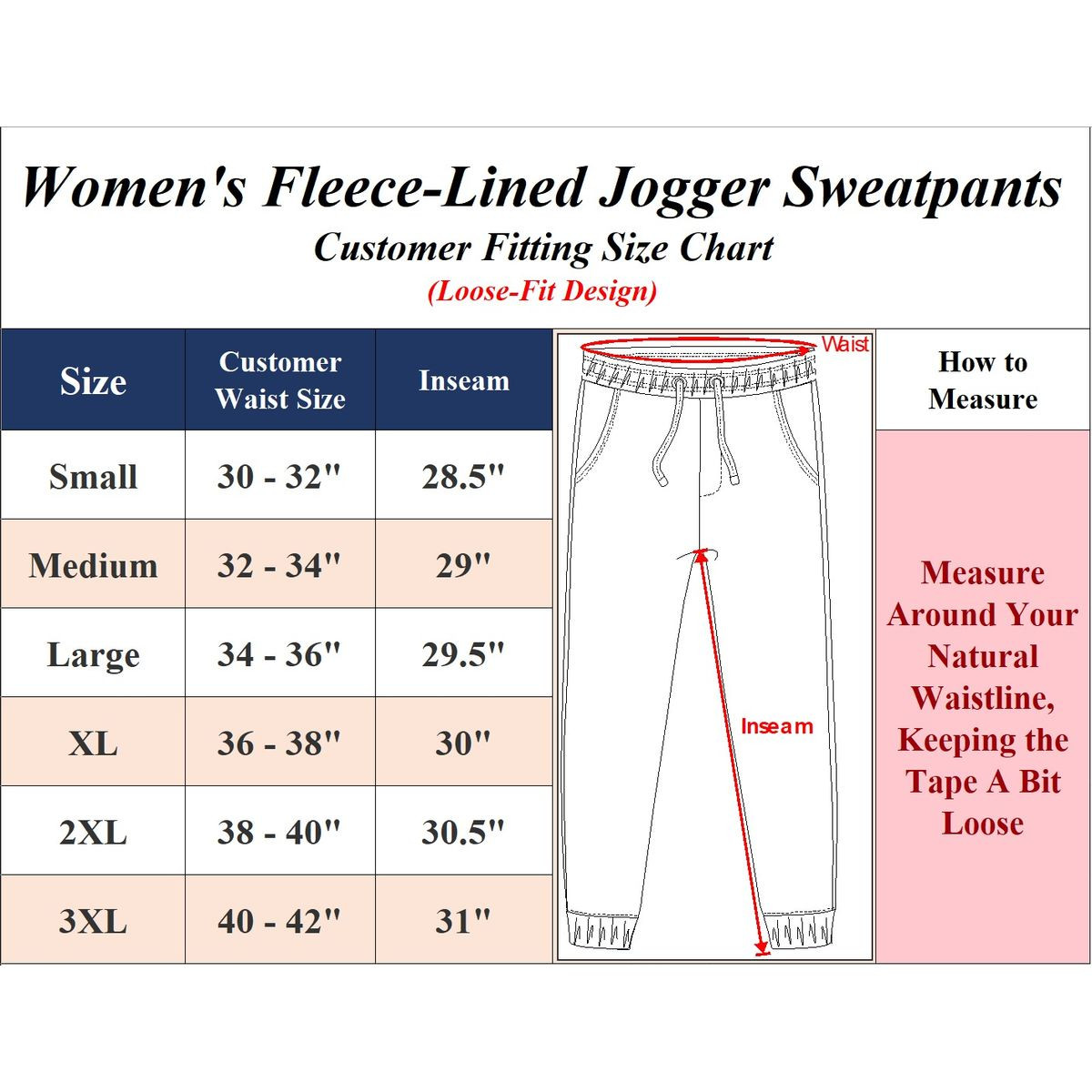 Women's Loose-Fit Fleece-Lined Jogger product image