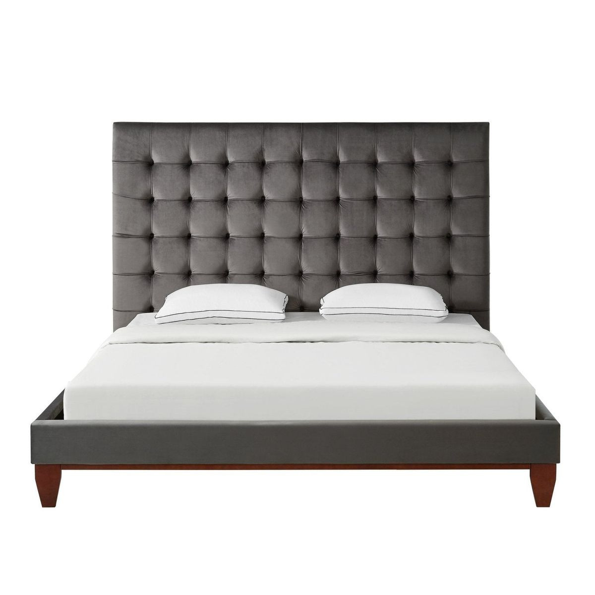 Bond Velvet Button Tufted Bedframe product image