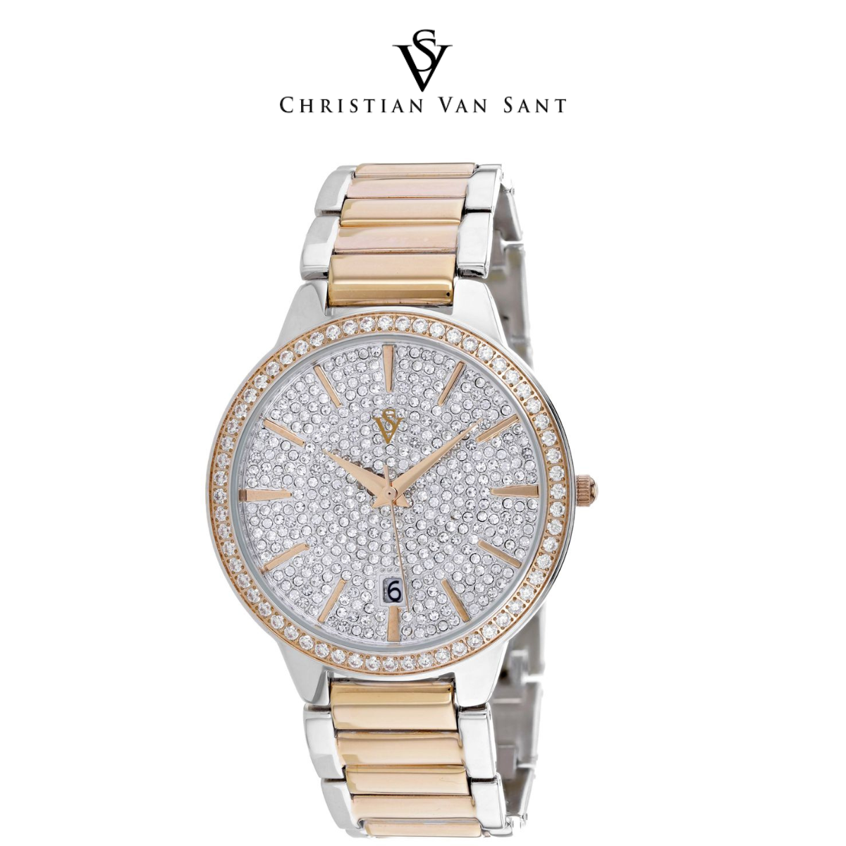 Christian Van Sant Women's Alessia Silver Dial Watch product image