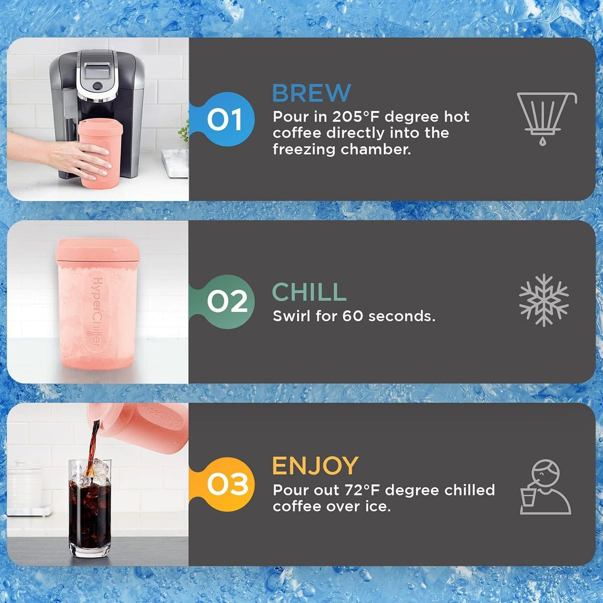 HyperChiller Patented Beverage Cooler (2-Pack) product image