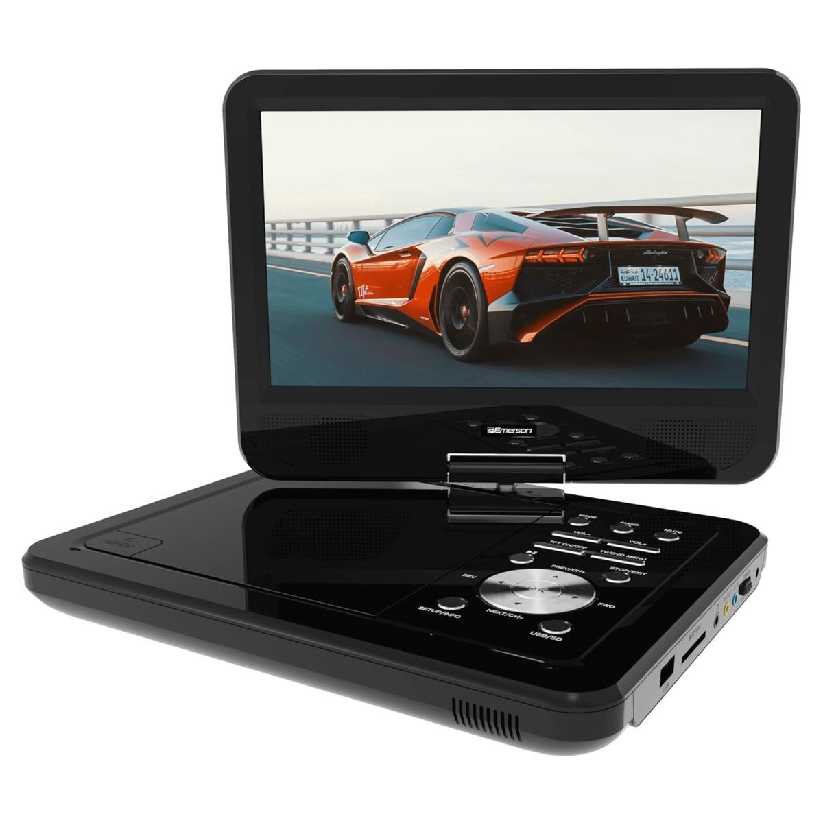 Emerson 10" DVD Player with ATSC Digital TV  and LCD Swivel Screen product image