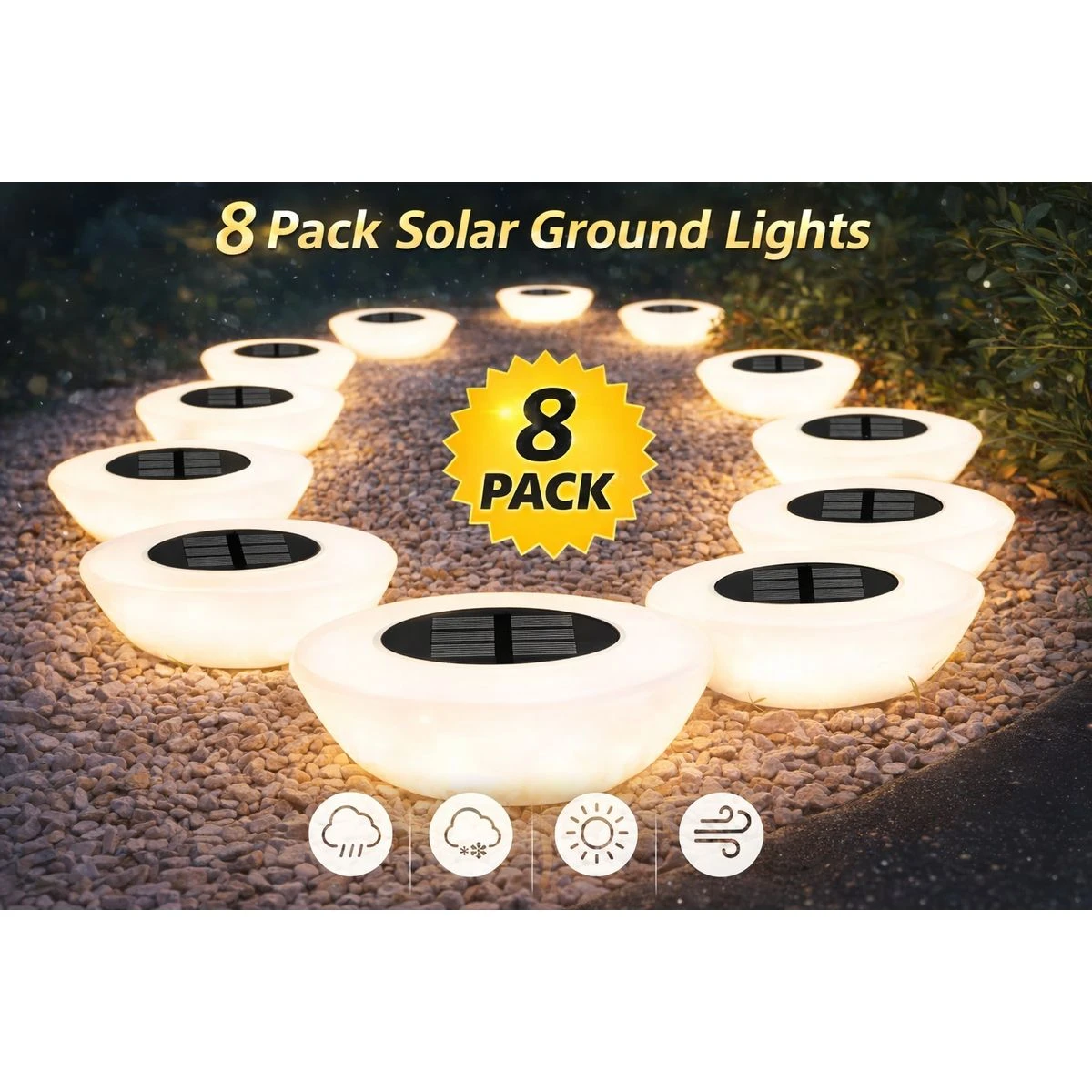 Hal Solar Ground Light (8-Pack) product image