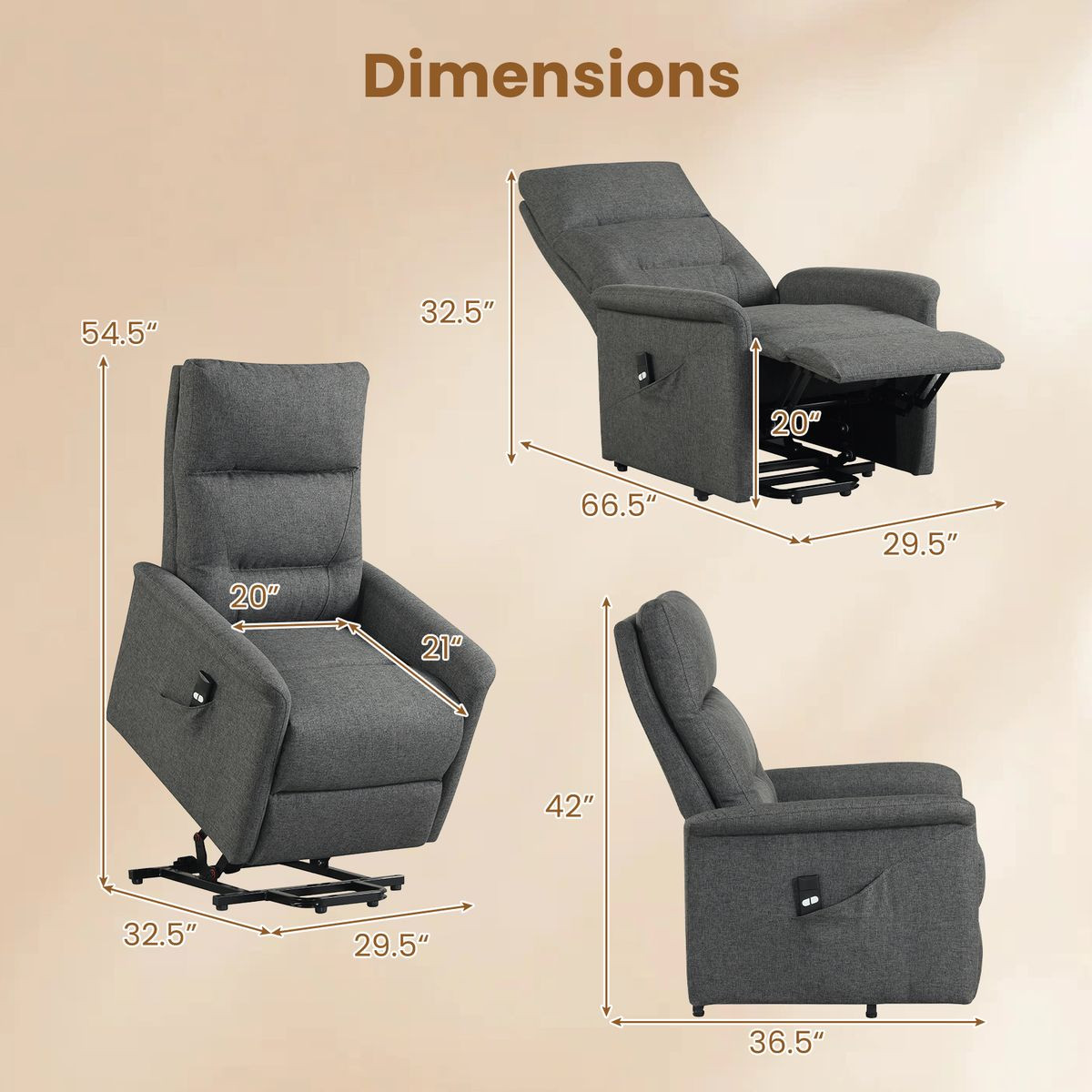 Power Lift Recliner Chair product image