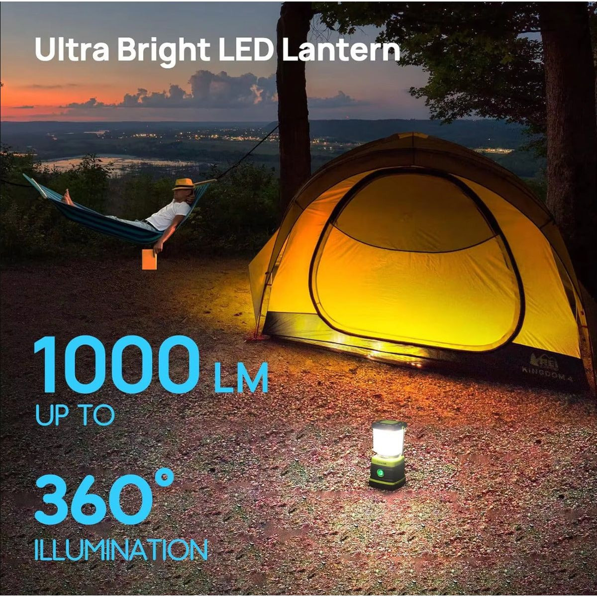 LED Battery Powered Camping Lantern (2-Pack) product image