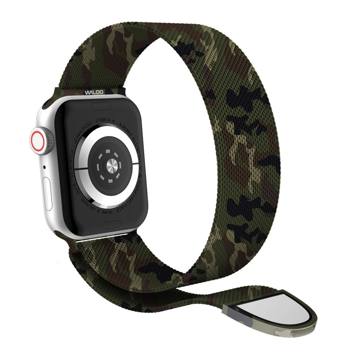 Waloo Camo Printed Magnetic Mesh Band For Apple Watch product image