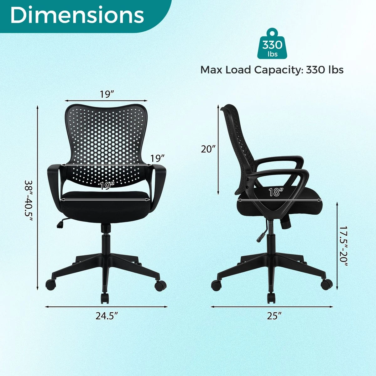 Ergonomic Office Chair (1- or 2-Pack) product image
