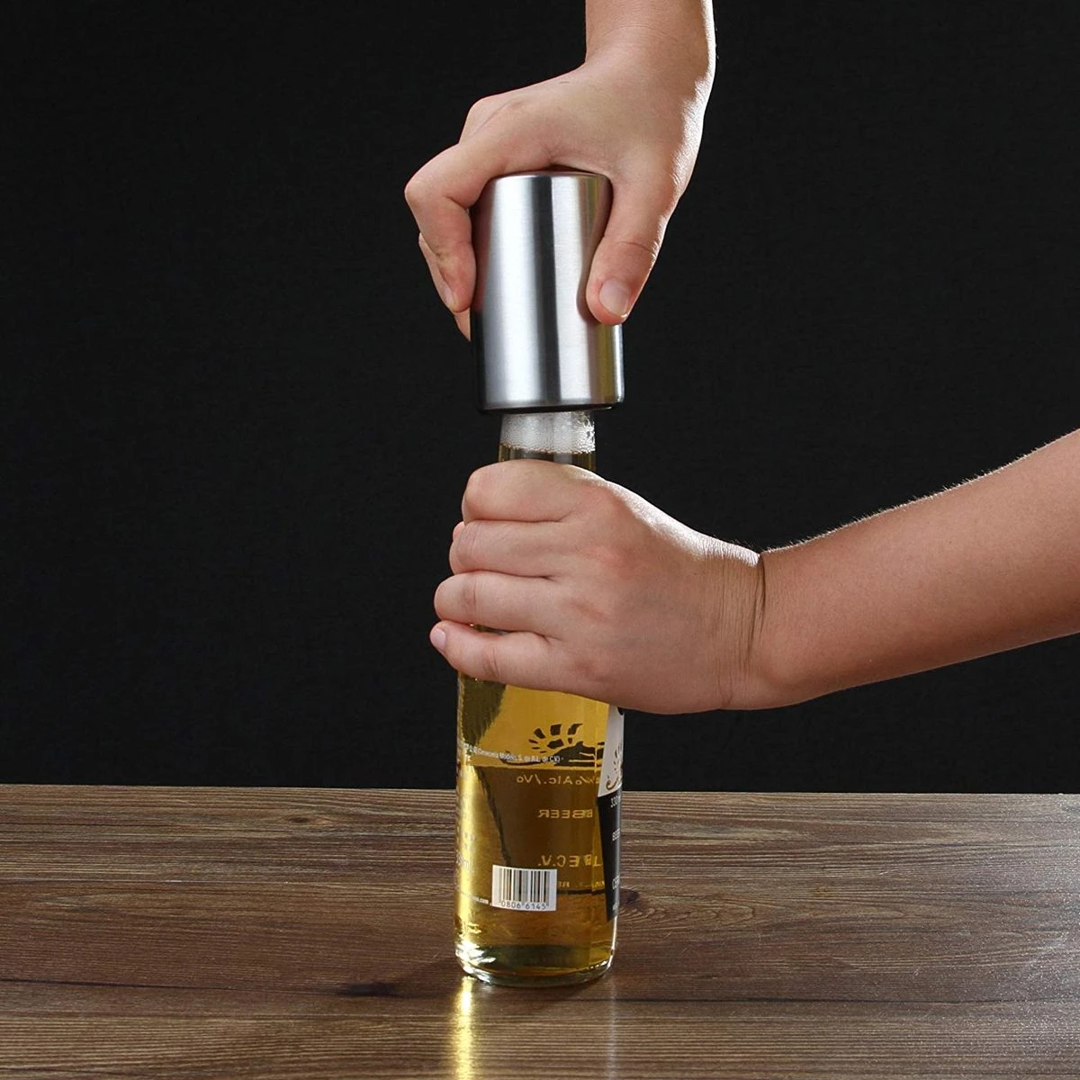 BARSUPPLY Push Down Automatic Magnetic Beer Bottle Opener (2-Pack) product image