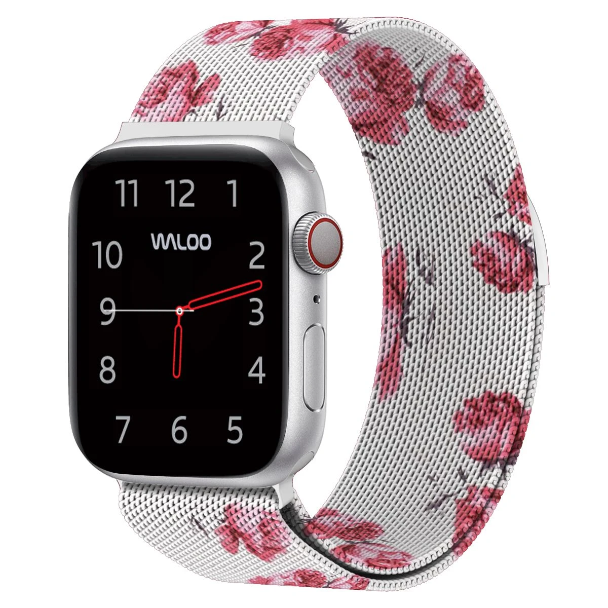 Waloo Floral Printed Magnetic Mesh Band for Apple Watch product image