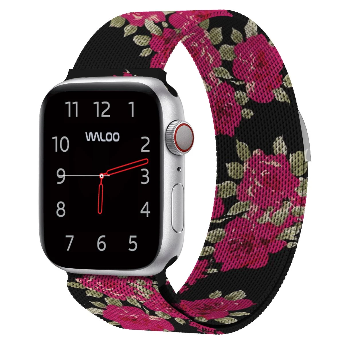 Waloo Floral Printed Magnetic Mesh Band for Apple Watch product image