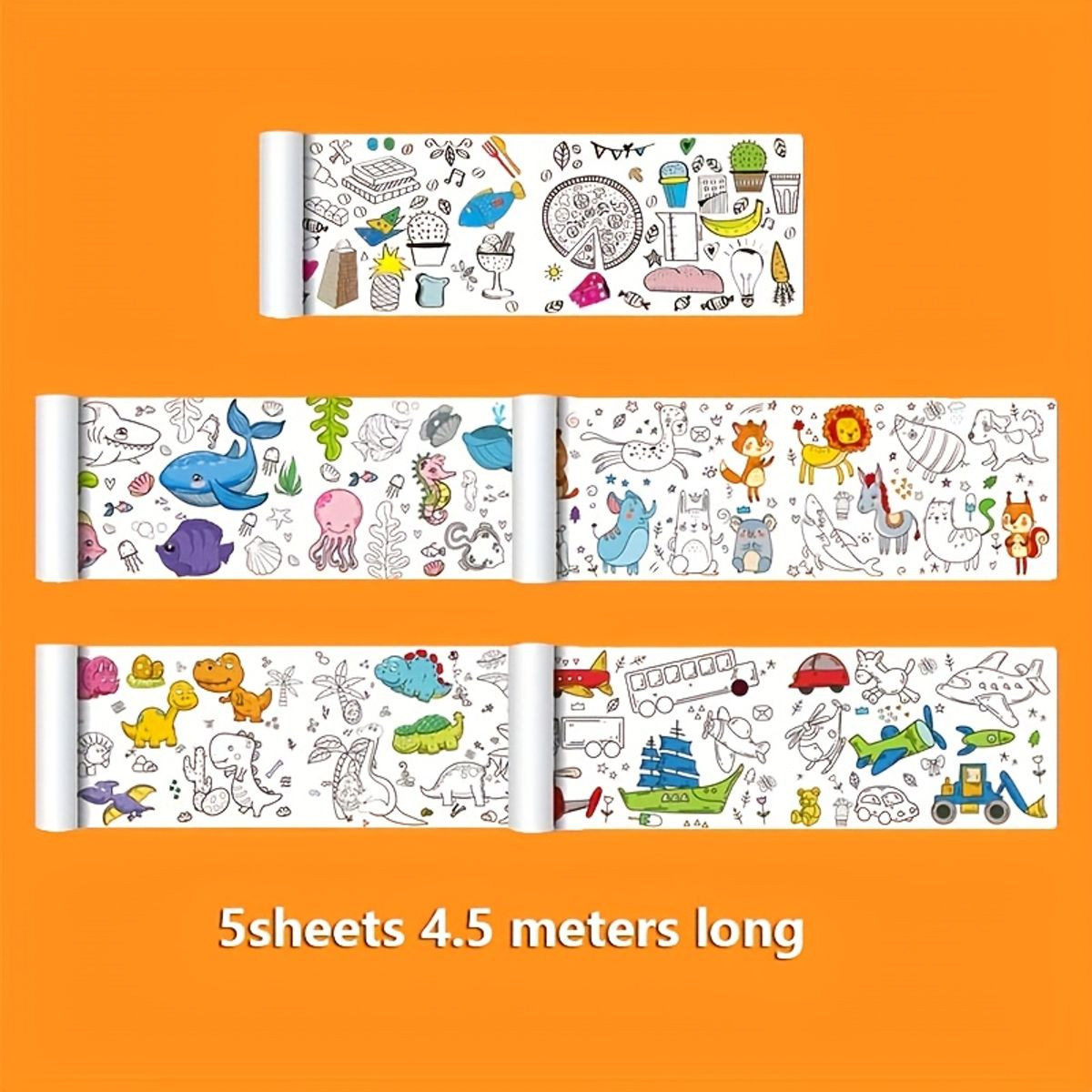 Kids' Coloring Roll (5-Pack) product image