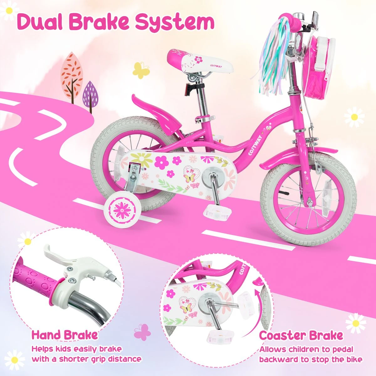 Girls' Training  Bicycle with Front Bag product image