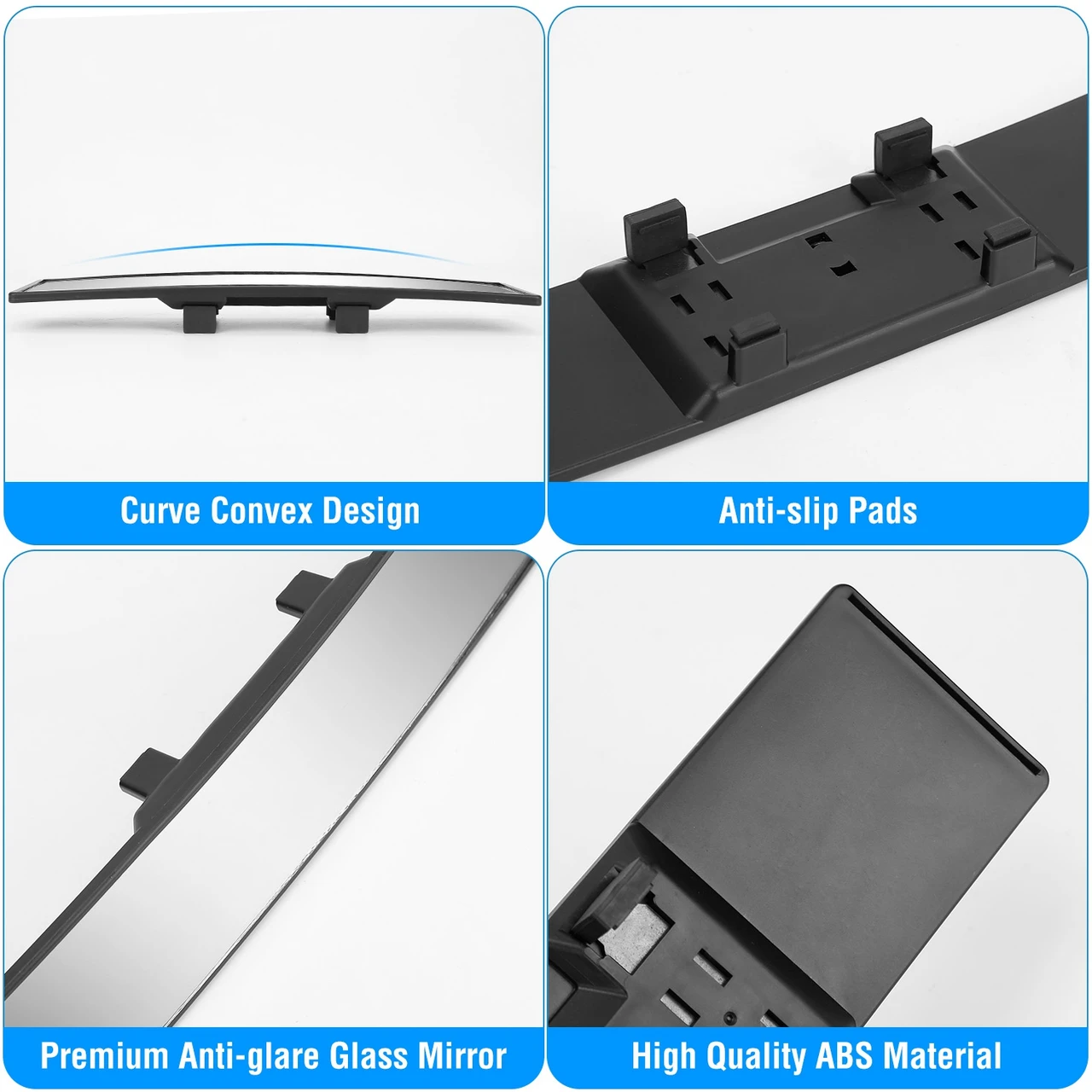 Clip-On Convex Rear View Car Mirror product image