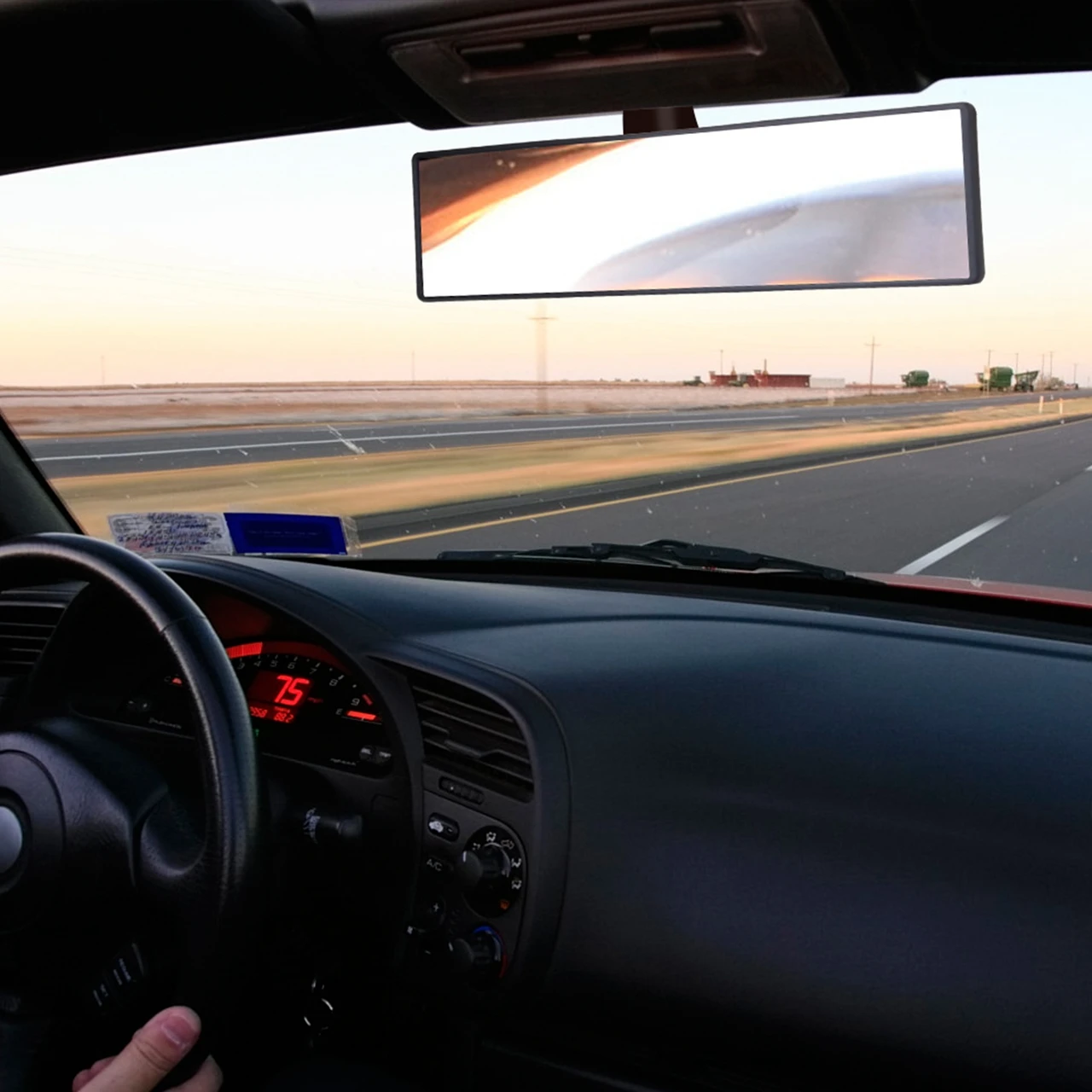 Clip-On Convex Rear View Car Mirror product image