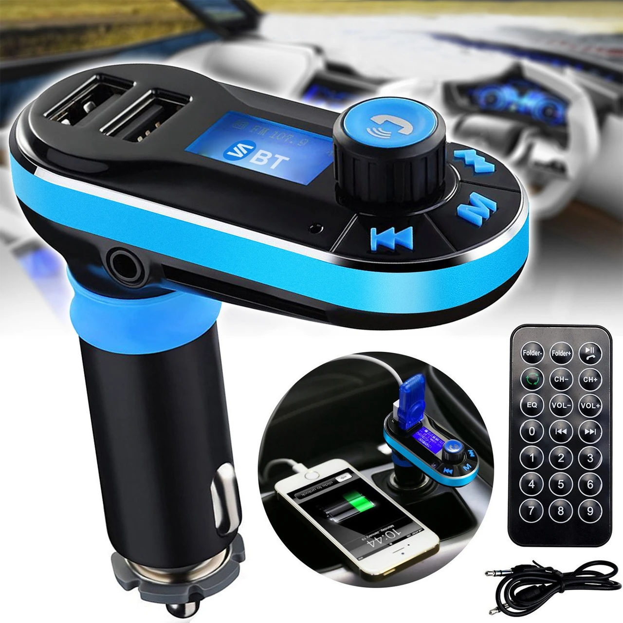 Wireless Car FM Transmitter product image
