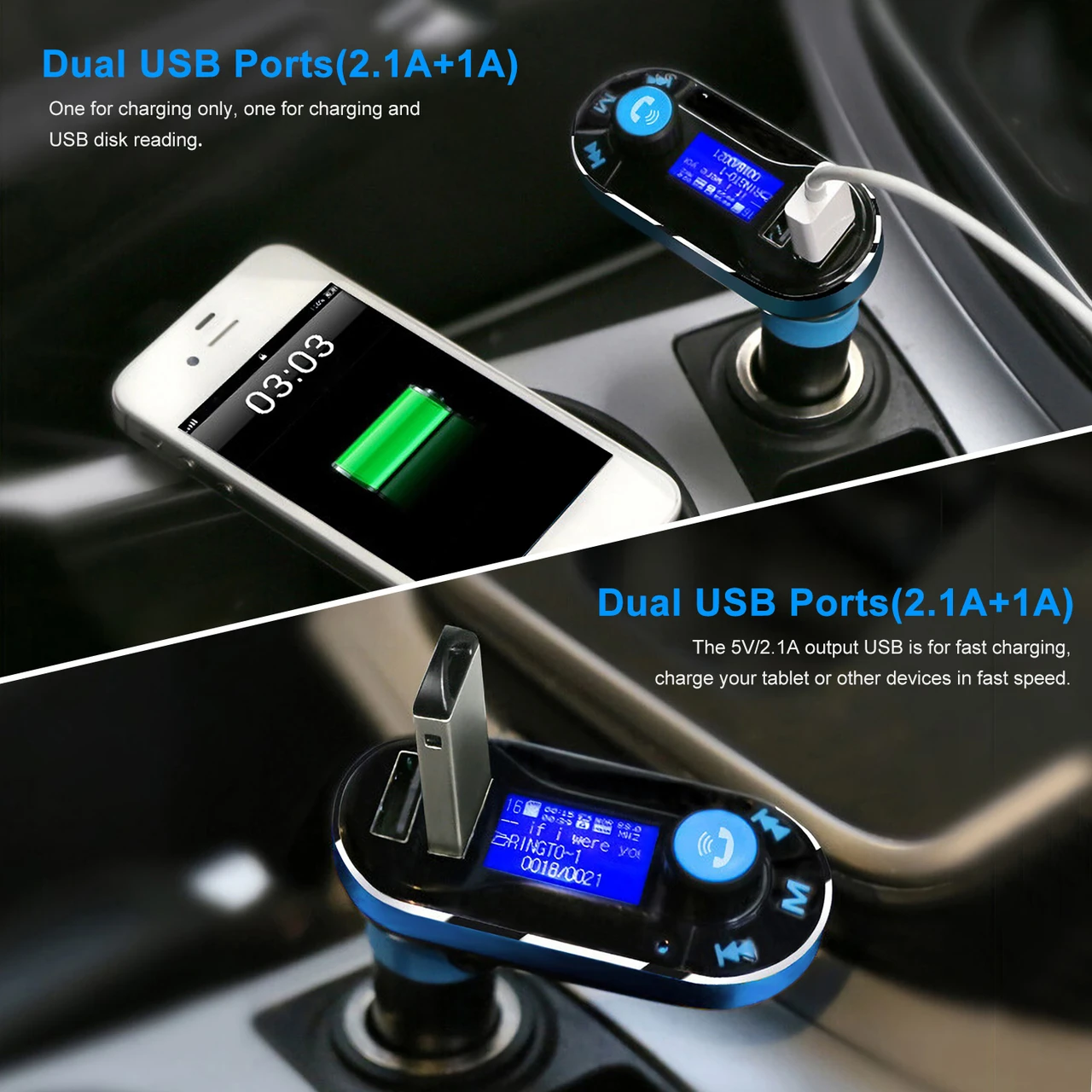 Wireless Car FM Transmitter product image