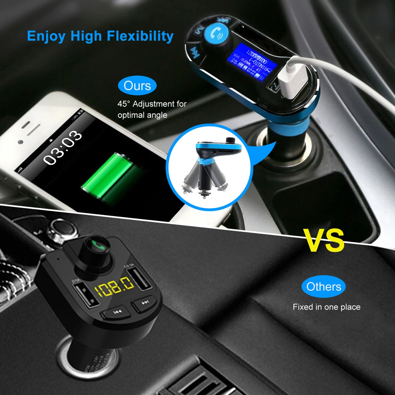 Wireless Car FM Transmitter product image