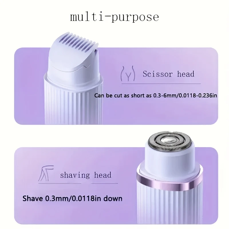 2‑in‑1 Rechargeable Electric Hair Remover product image