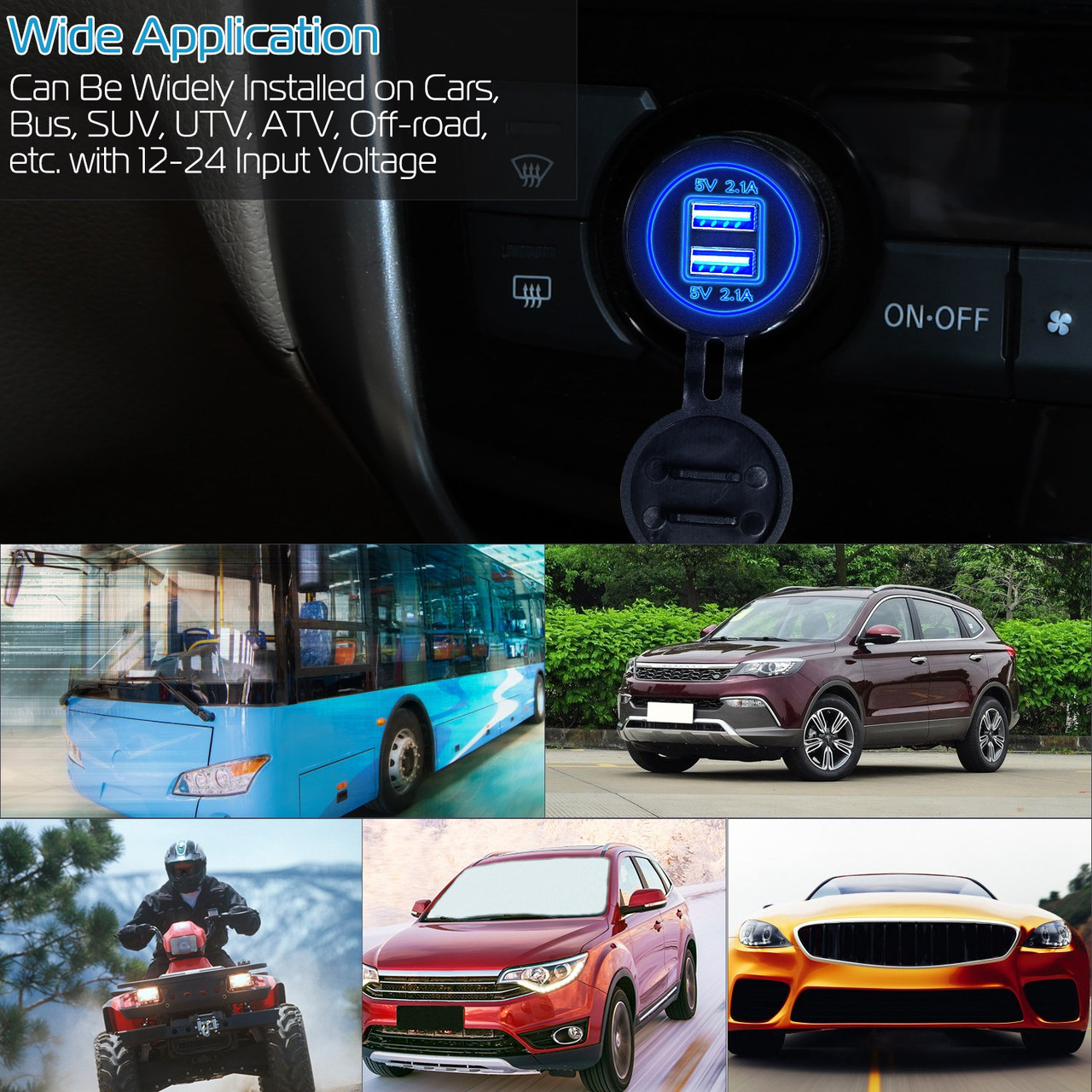 Dual USB Car Charger  product image