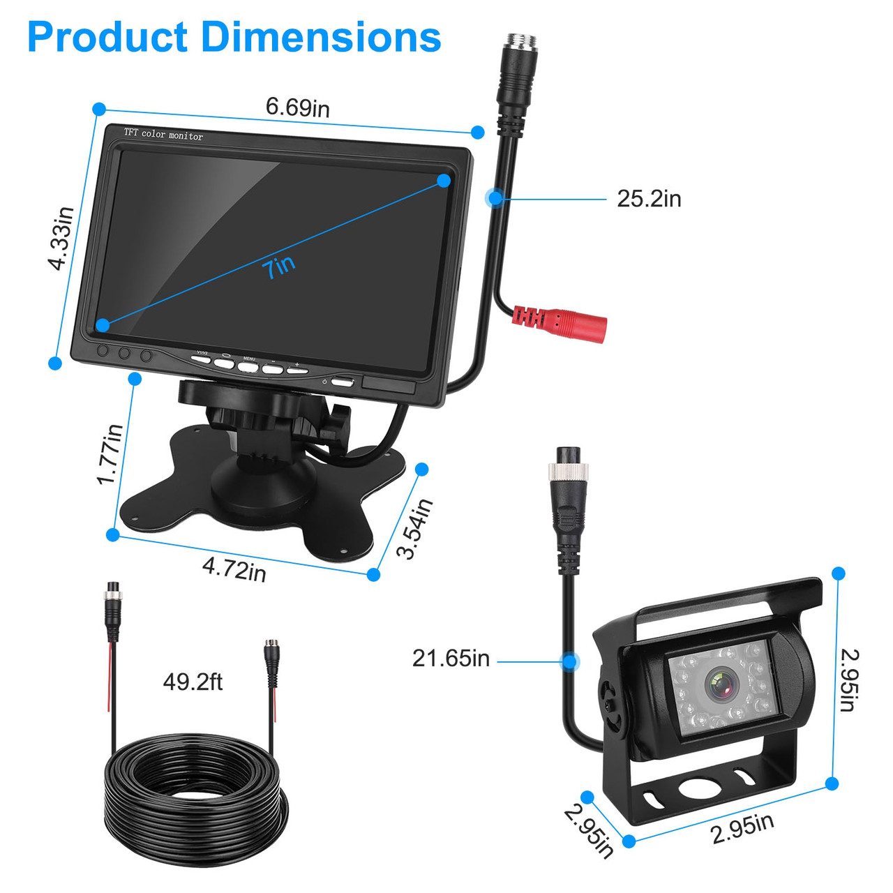 Rear View Backup Camera System product image
