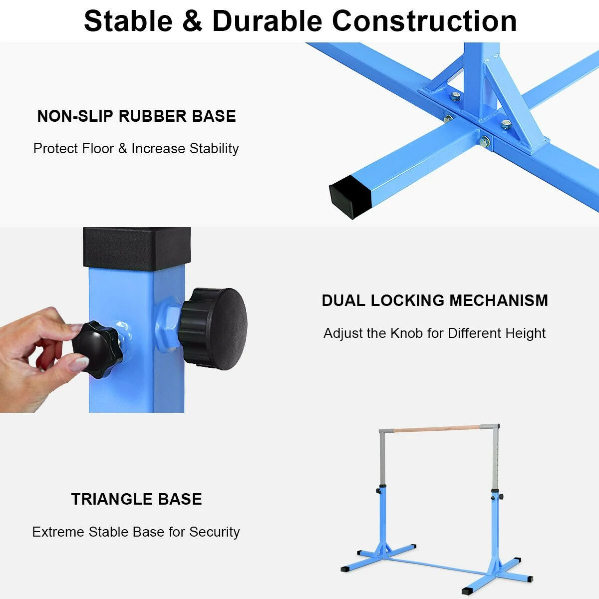 Adjustable Steel Gymnastics Training Bar product image