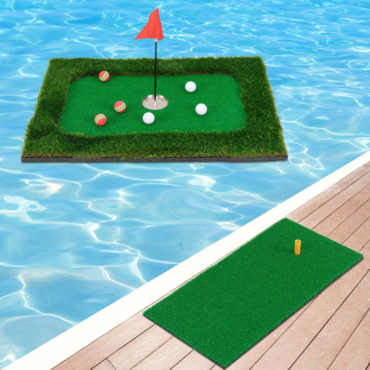 Rectangular Floating Golf Green Set product image