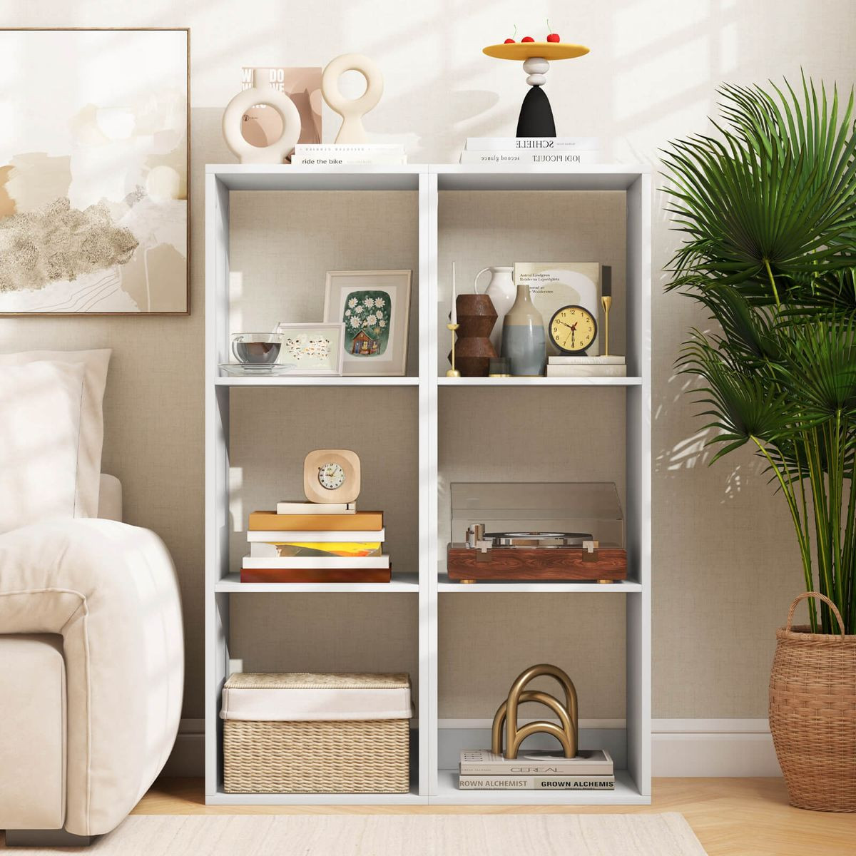3-Cube Open Back Bookshelf  product image