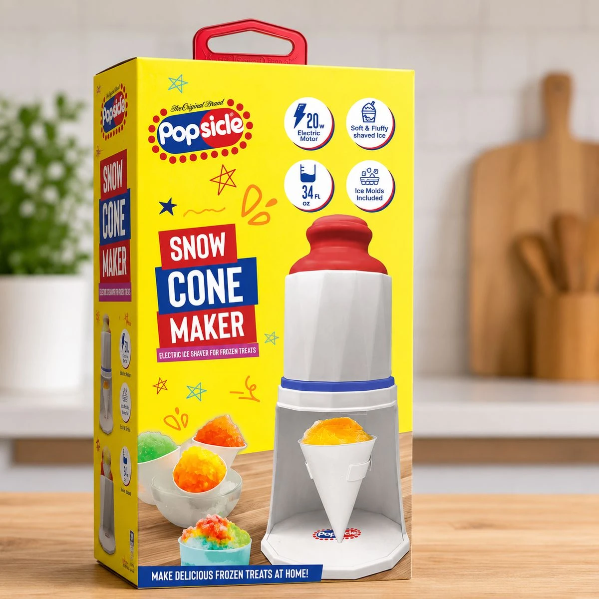 Popsicle Snow Cone Maker Electric Ice Shaver  product image