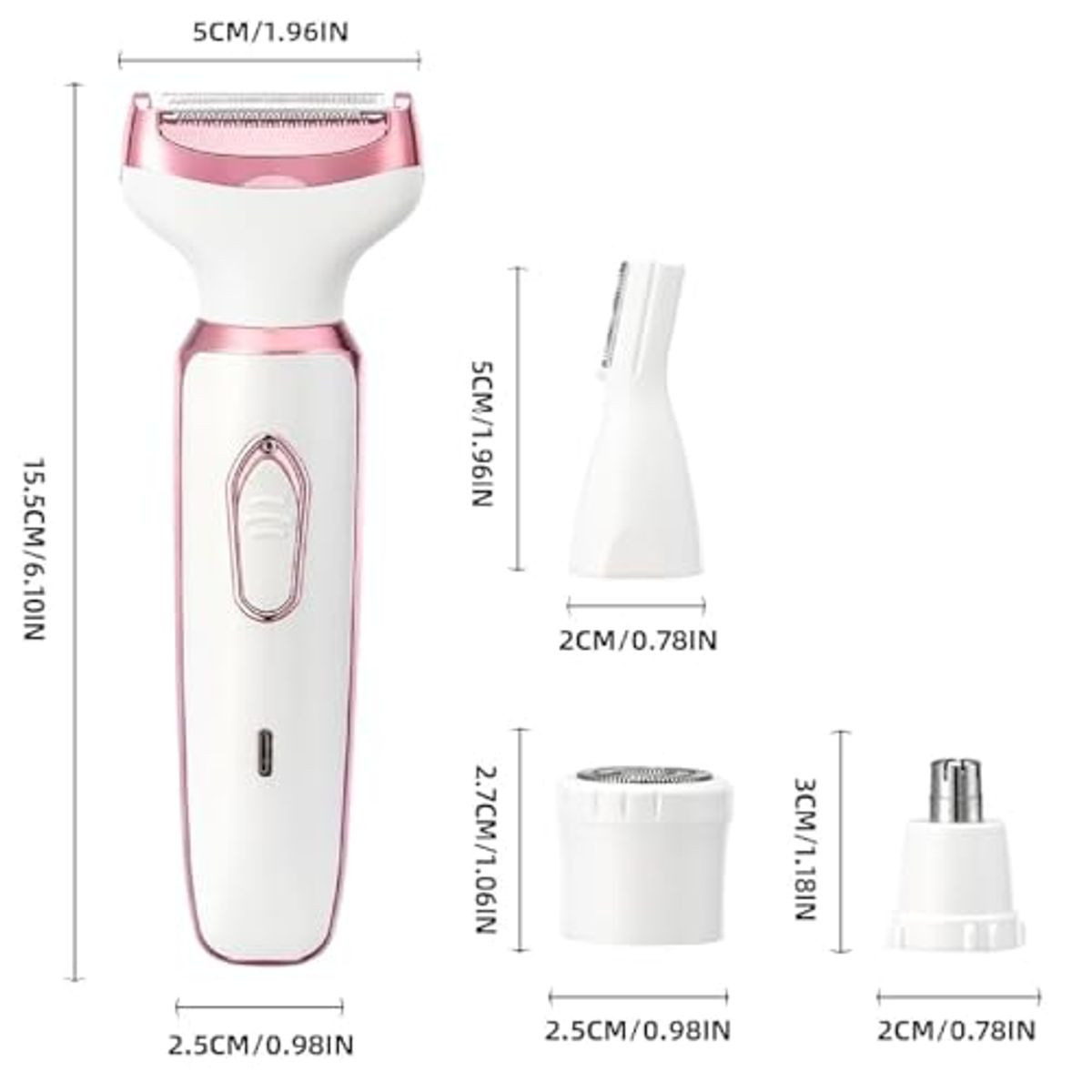 Women's 4‑in‑1 Rechargeable Electric Shaver Kit product image
