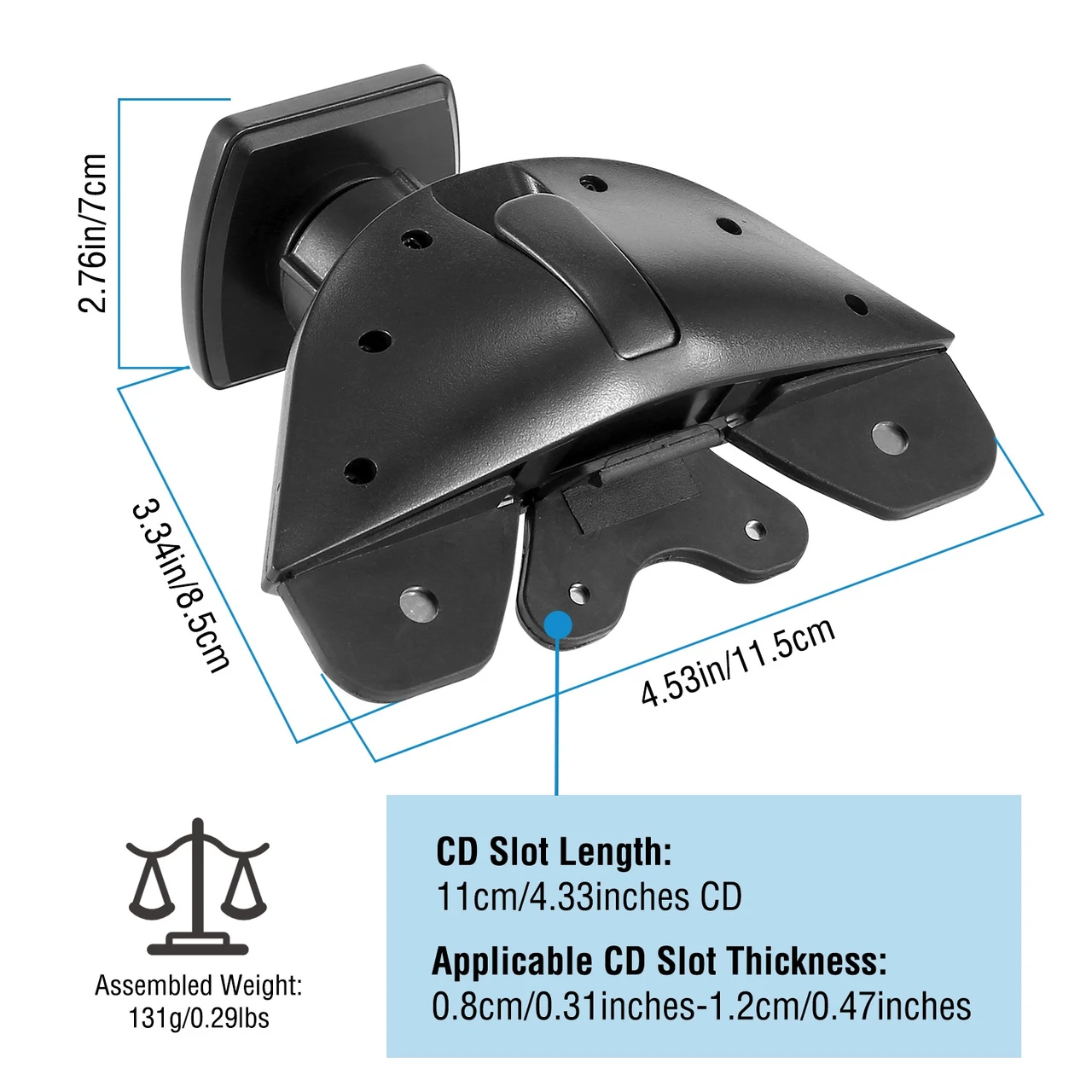 Magnetic Car CD Slot Phone Mount product image