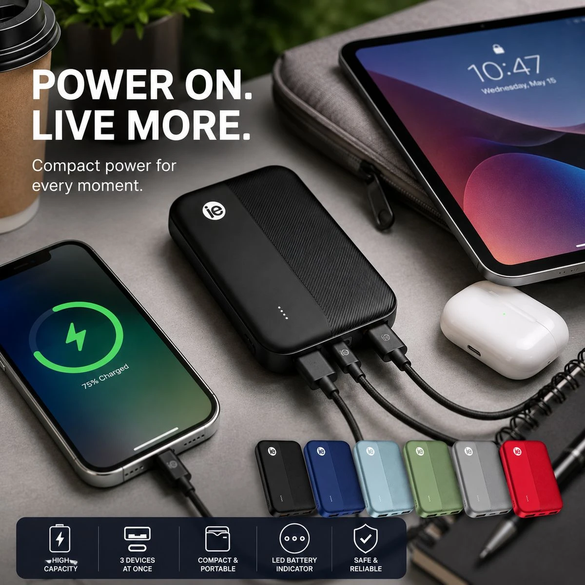 iEssentials 5,000mAh PD Power Bank  product image