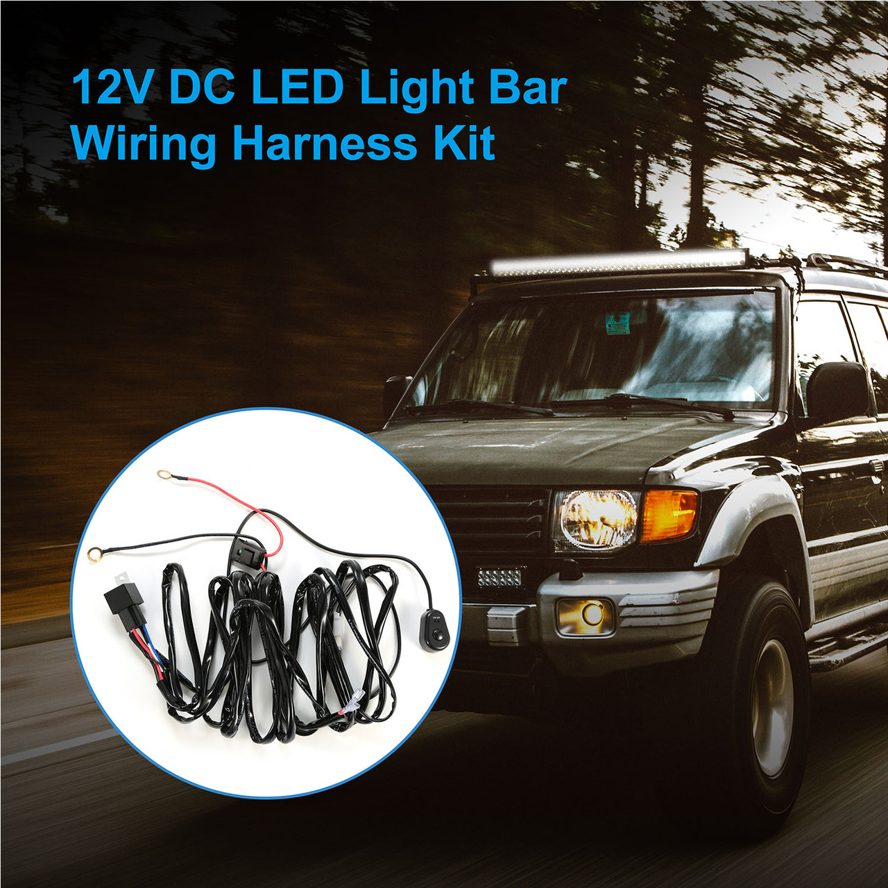 LED Light Bar Wiring Harness Kit product image